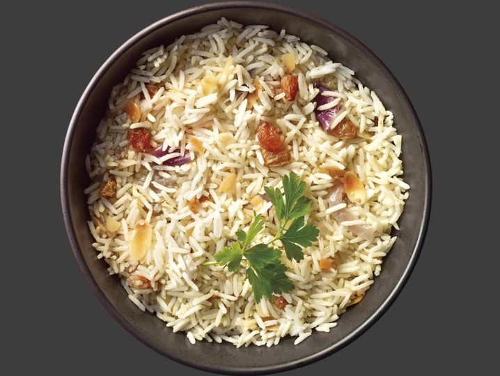 Kürbis-Couscous mit Mandeln und Rosinen