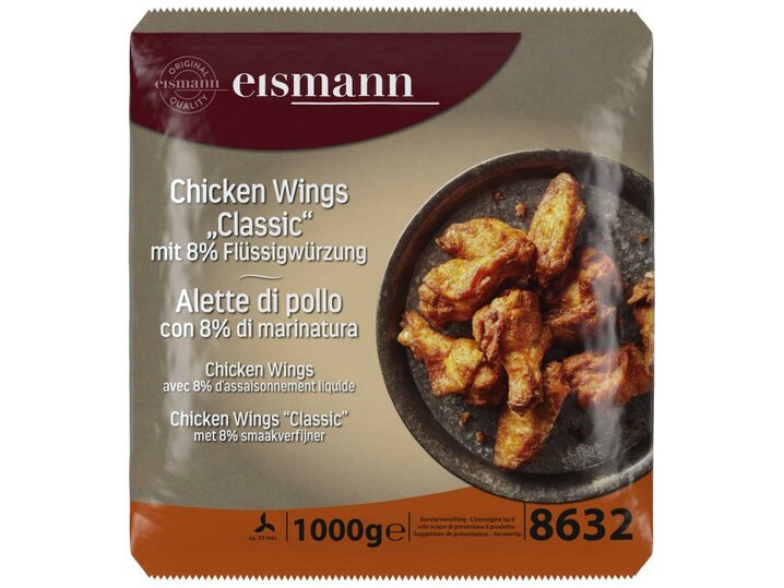 Chicken Wings "Classic" mit 8% Flüssigwürzung