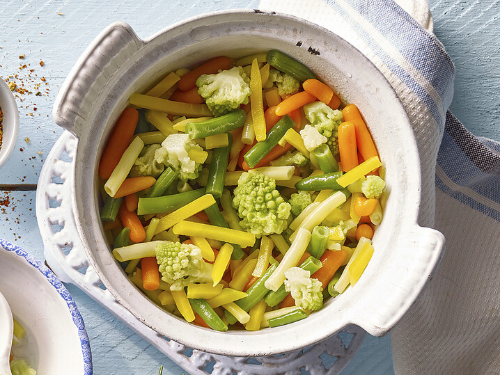 Gemüse-Variation mit Romanesco